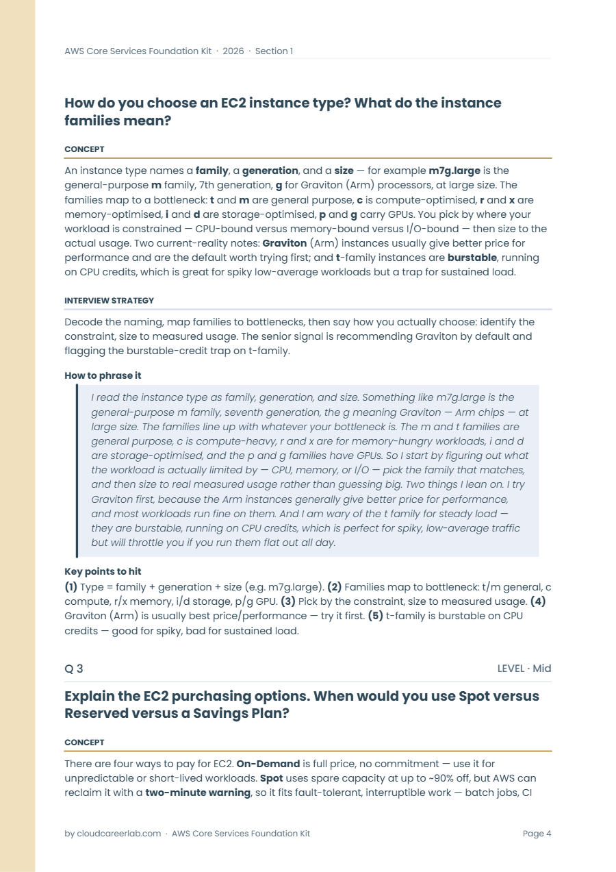 Aws Core Services Foundation Kit 2026 — sample page 4